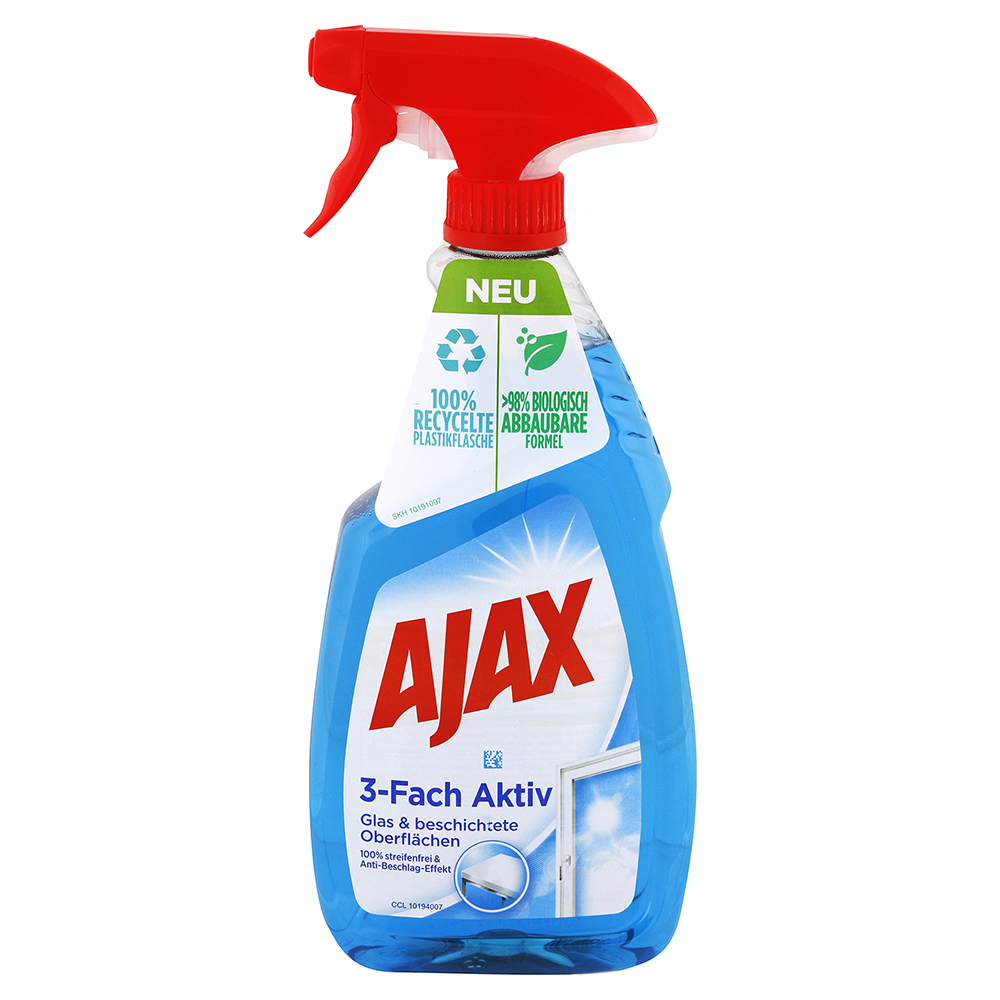 Ajax čistič skla 3 násobne aktívny 500 ml