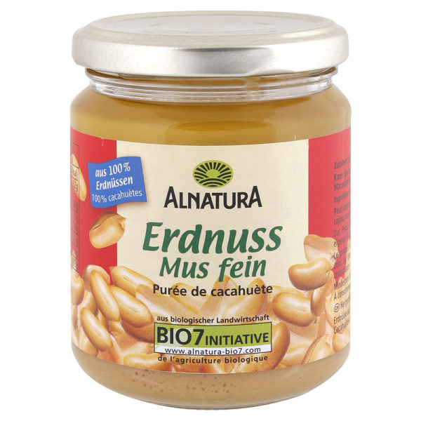 Alnatura Bio arašidová nátierka bez soli 250 g