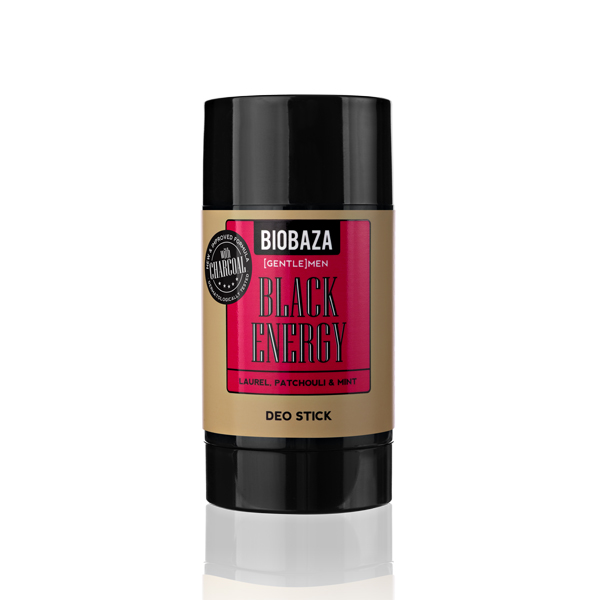 Biobaza Men tuhý deodorant Black Energy 50 ml