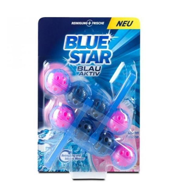 Blue Star Blau Aktiv WC blok Kvetinová sviežosť 2 x 50 g