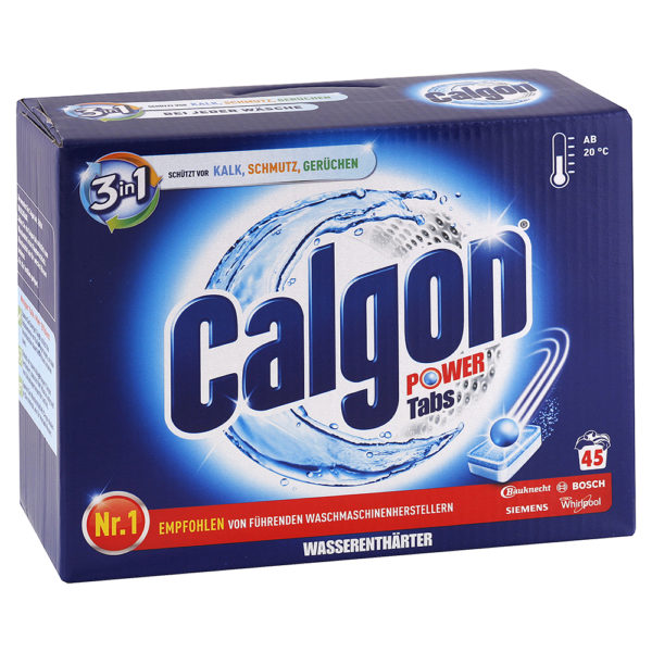 Calgon čistiace tablety do práčky 3v1 45 ks