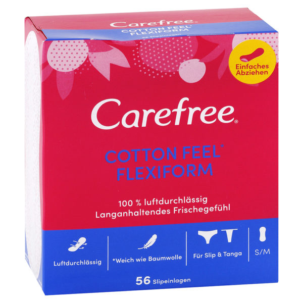 Carefree intímky Cotton Flexiform 56 ks