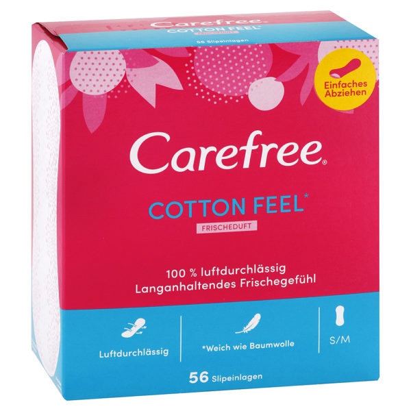 Carefree intímky Cotton so sviežou vôňou 56 ks