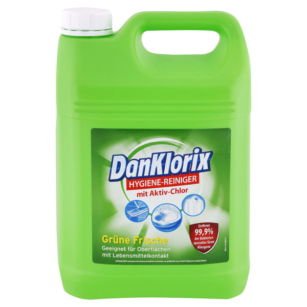 Danklorix hygienický čistič s aktívnym chlórom Zelená sviežosť 5 l