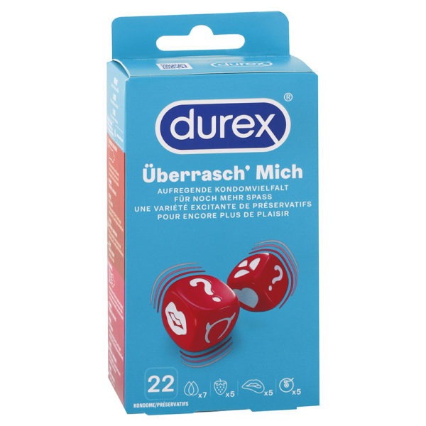 Durex kondómy Mix Surprise Me 22 ks