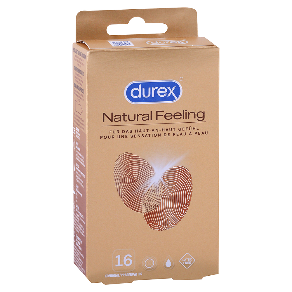 Durex kondómy Natural Feeling bez obsahu latexu 16 ks