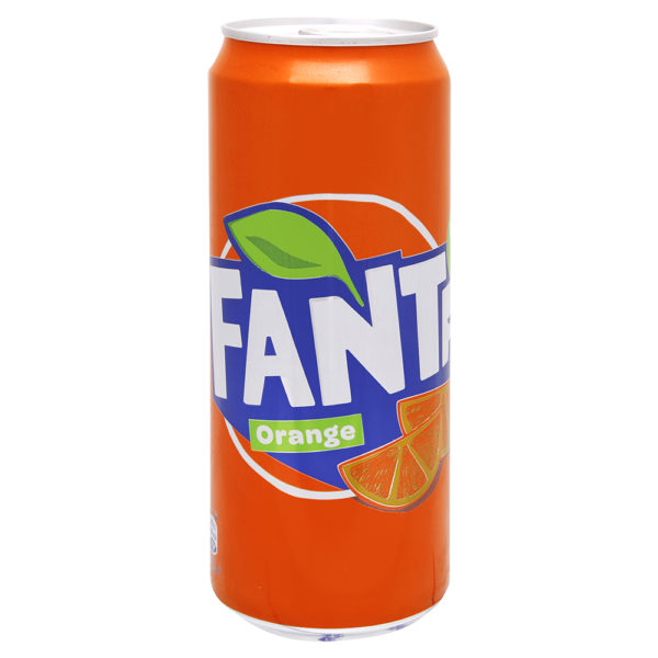 Fanta Orange nealkoholický nápoj v plechovke 0