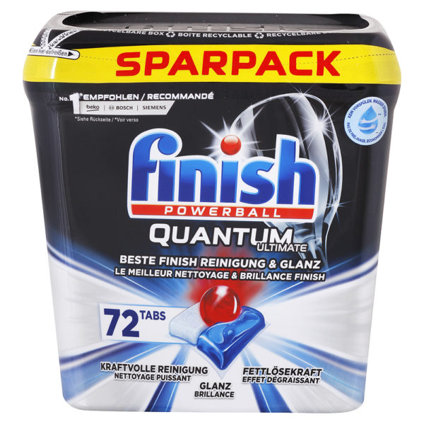 Finish Powerball Quantum Ultimate kapsule do umývačky 75 ks