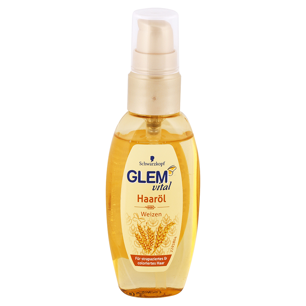 Glem Vital pšeničný vlasový olej pre pružne a pevné vlasy 50 ml