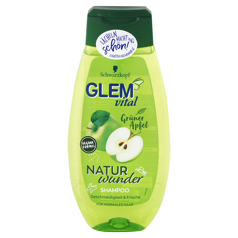 Glem Vital šampón pre normálne vlasy Zelené Jablko 350 ml