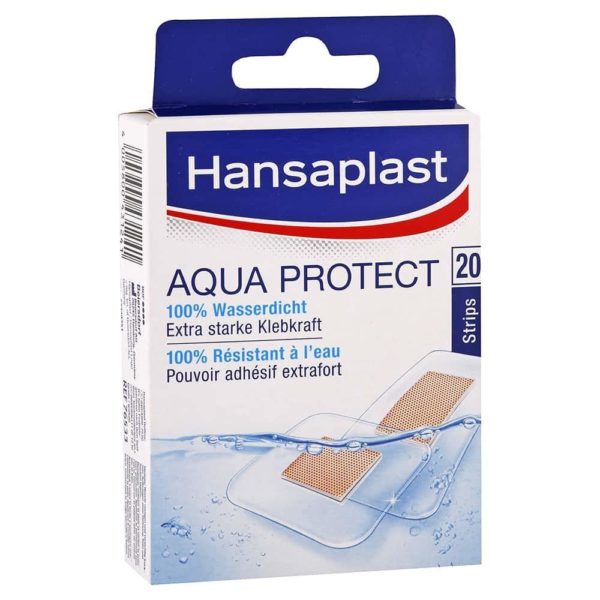 Hansaplast Aqua Protect vodotesná náplasť 2 veľkosti / 20 ks