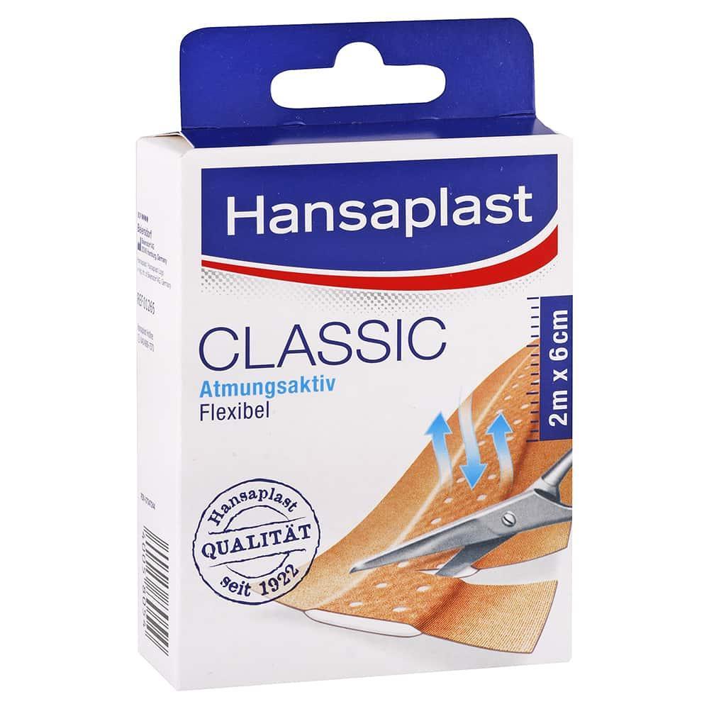Hansaplast Classic textilná náplasť s vankúšikom 2m x 6cm