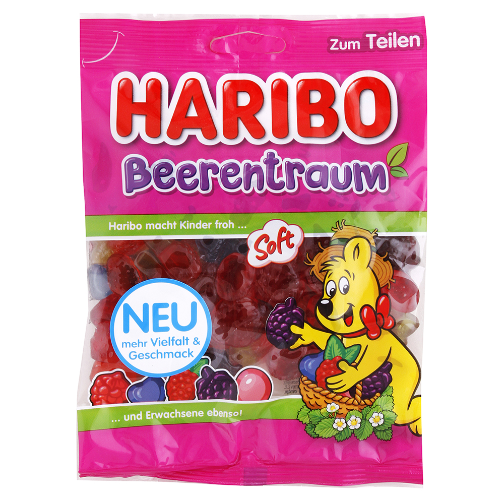 HARIBO želatínové ovocné cukríky Beerentraum 175 g