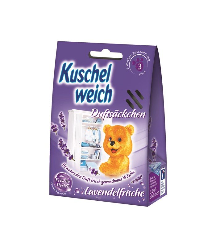 Kuschelweich vôňa do šatníka Levanduľa 3 ks