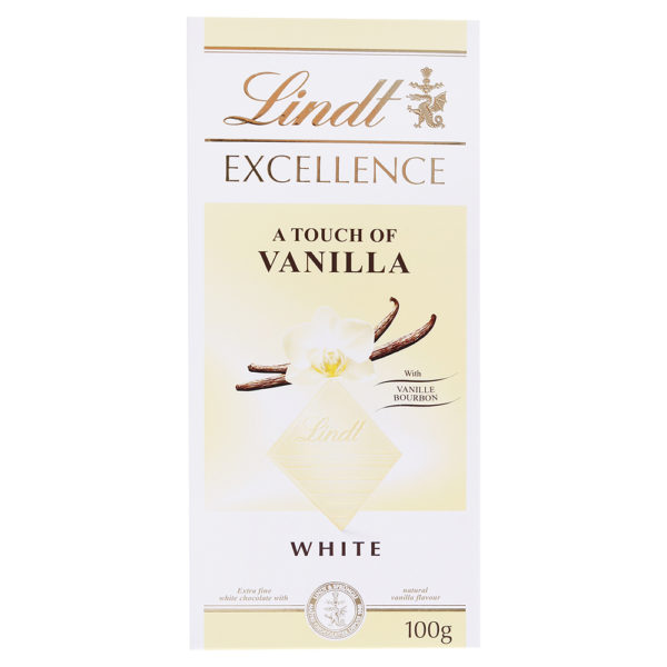 Lindt Excellence biela čokoláda Vanilka 100 g