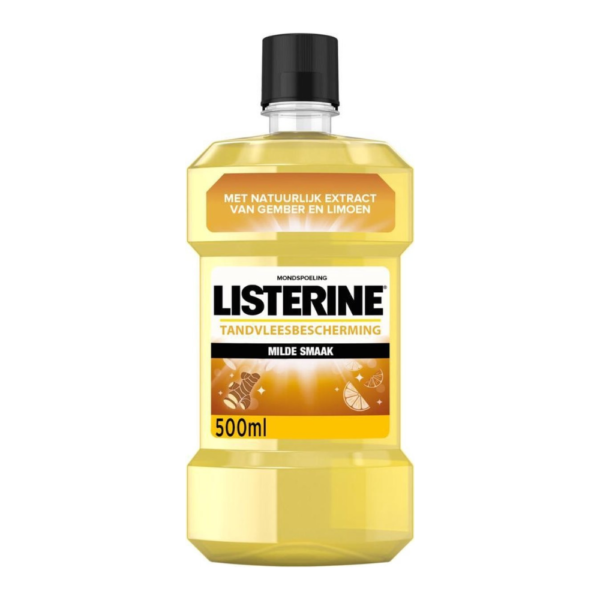 Listerine ústna voda Čerstvý zázvor a Limetka 500 ml