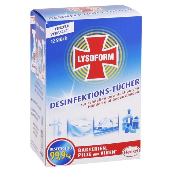 Lysoform dezinfekčné utierky 10 ks