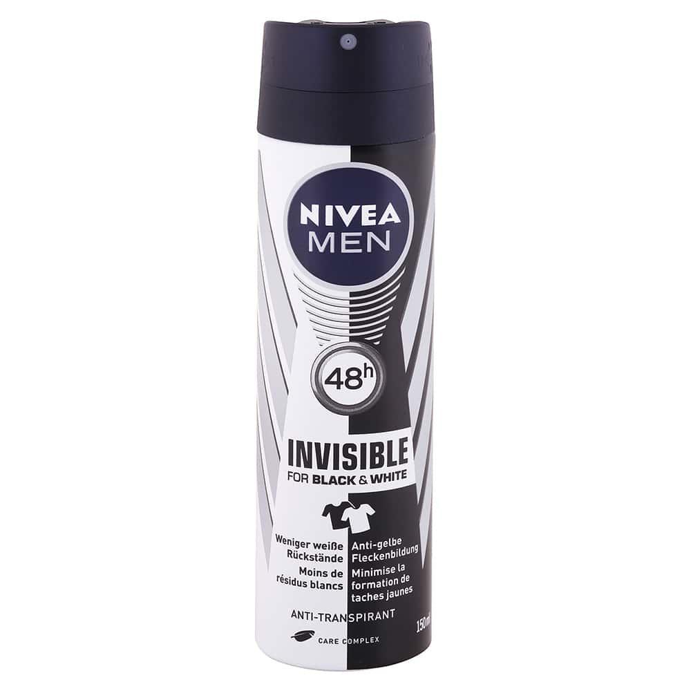 Nivea Men antitranspirant pre mužov Invisible for Black & White 150 ml
