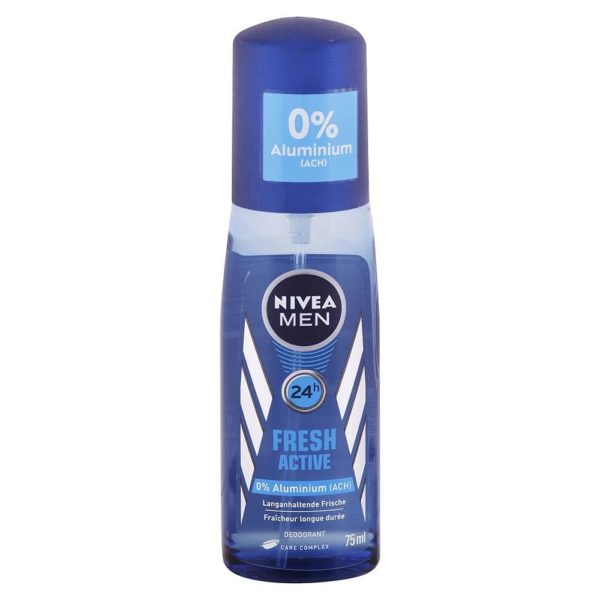 Nivea Men dezodorant pre mužov s pumpičkou Fresh Active 75 ml