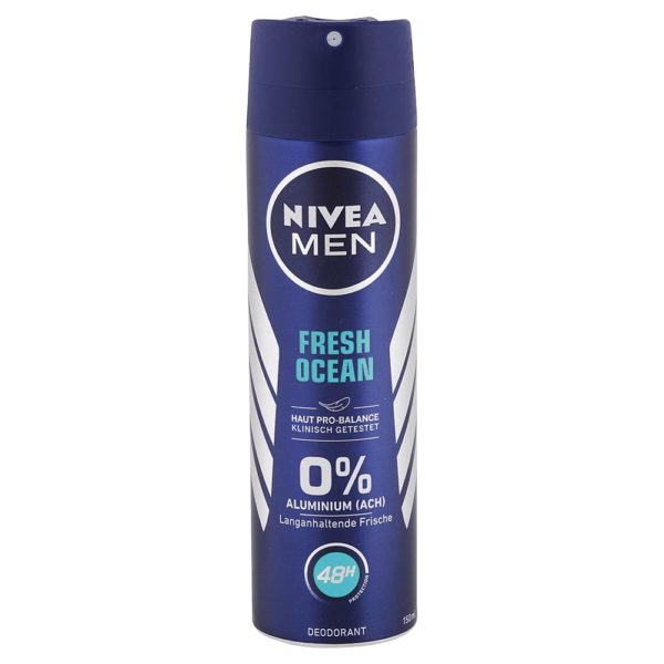 Nivea Men sprejový dezodorant pre mužov Fresh Ocean 150 ml