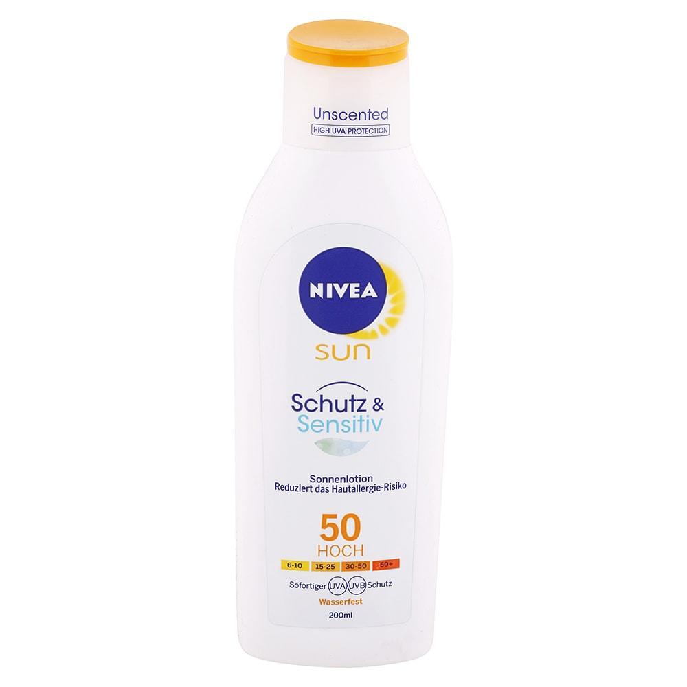 Nivea Sun mlieko na opaľovanie Sensitive SPF 50