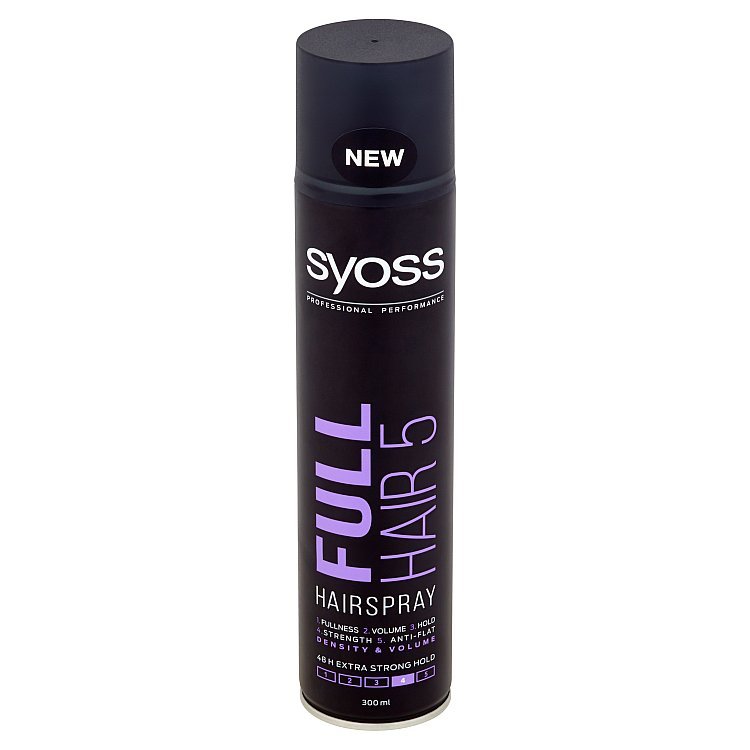 Syoss Full Hair 5 lak na vlasy s extra silnou fixáciou 300 ml