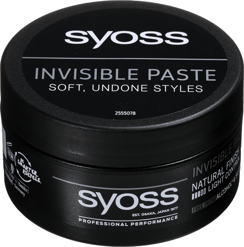 Syoss Men Invisible Paste tvarujúca pasta na vlasy 100 ml