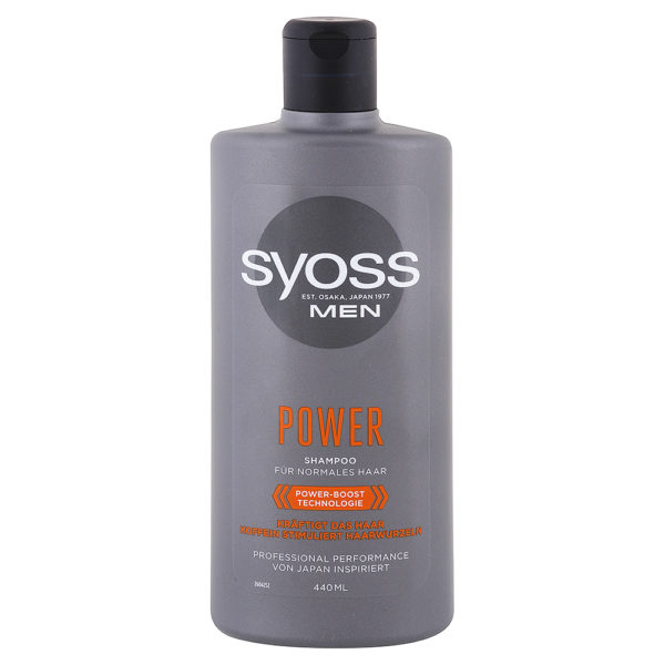 Syoss Men Power šampón na normálne vlasy a rast vlasov 440 ml