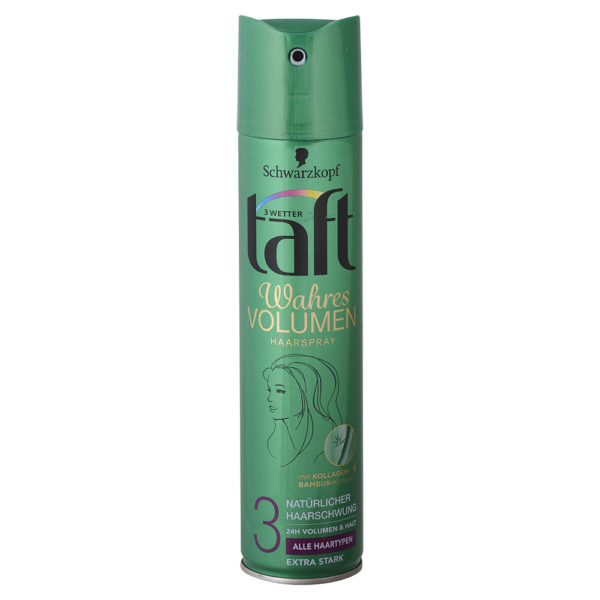 Taft Volumen lak na vlasy Extra silno tužiaci pre väčší objem 250 ml