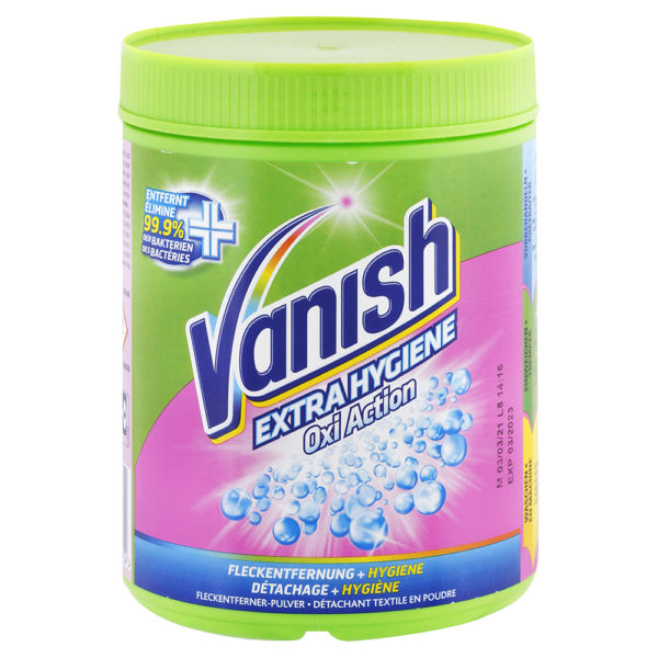 Vanish Extra Hygiene Oxi Action práškový odstraňovač škvŕn 1kg