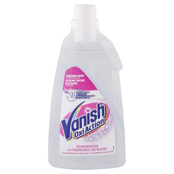 Vanish Oxi Action gél na odstránenie škvŕn z bieleho prádla 1