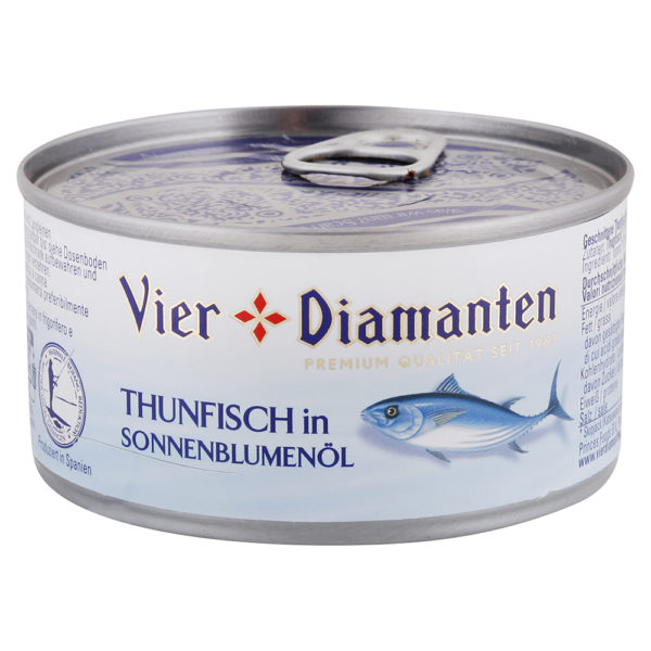 Vier Diamanten tuniak v slnečnicovom oleji 195 g