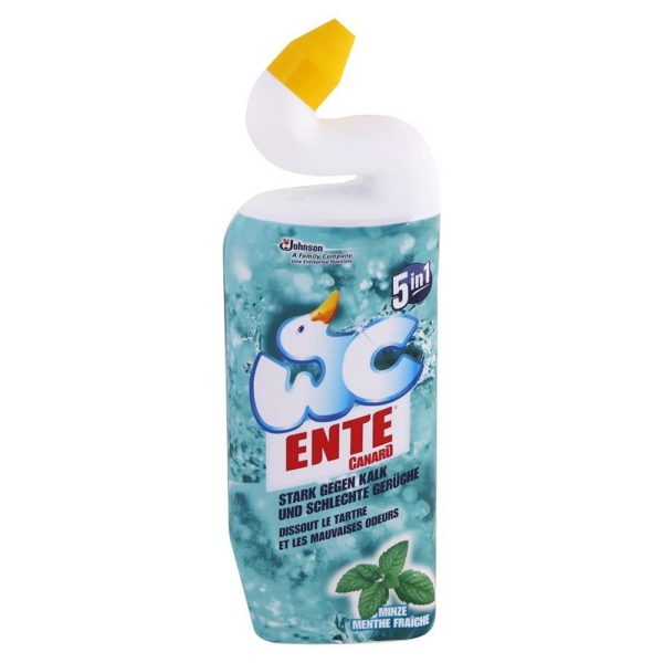 WC Ente gélový čistič toalety 5v1 Mentol 750 ml