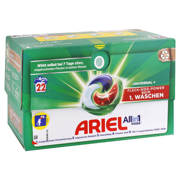 Ariel All in 1 Pods Universal+ kapsule na pranie 22 ks