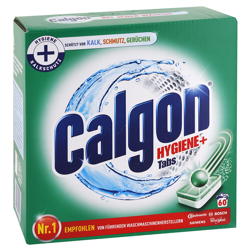 Calgon Hygiene+ tablety na odvápnenie práčky 60 ks