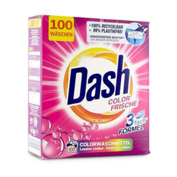 Dash Color prací prášok 6 kg / 100 praní