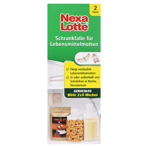 Nexa Lotte nástenná pasca na potravinové mole 2 ks