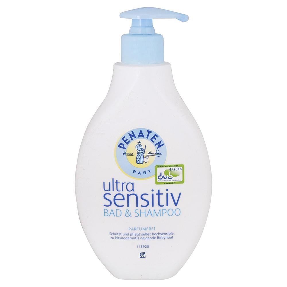 Penaten Baby detský šampón a pena do kúpeľa Ultra sensitiv 400 ml