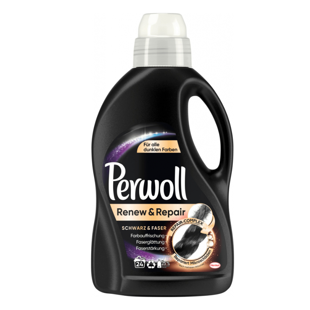 Perwoll Renew a Repair Schwarz & Faser gél na pranie čierneho oblečenia 1