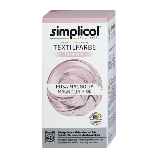 Simplicol farba na textil Ružová magnolia 150 ml + 400 g