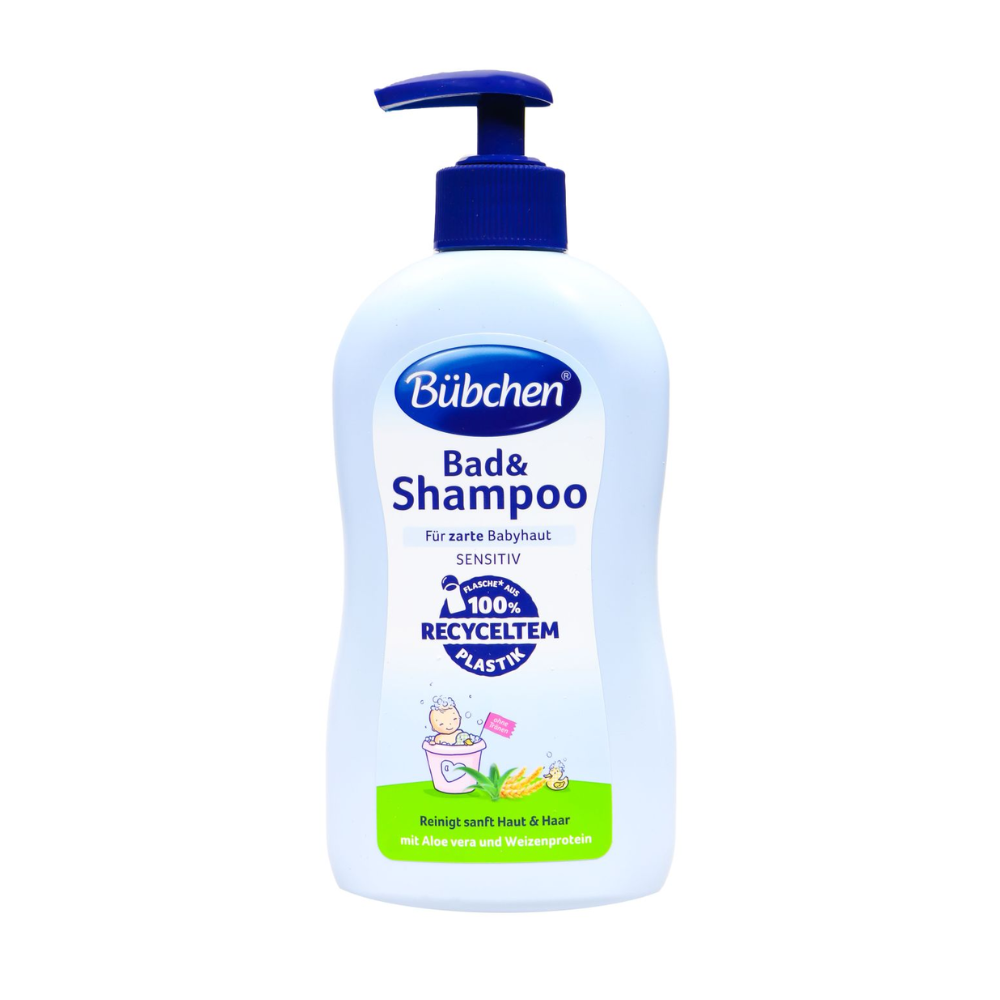 Bübchen Baby Bath & Shampoo detský šampón a sprchový gél Sensitive 400 ml