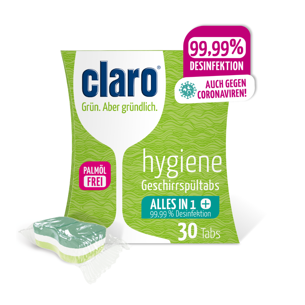 Claro Hygiene All in 1 tablety do umývačky riadu 30 ks