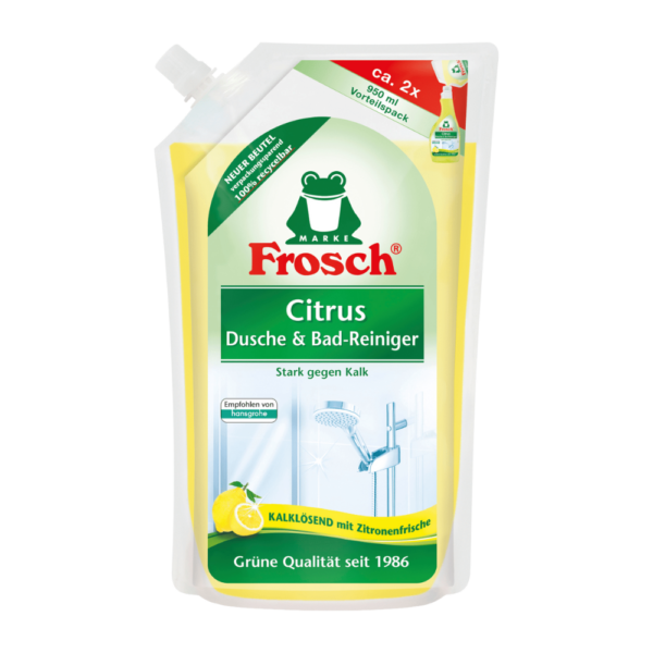 Frosch čistič kúpelne Citrus 950 ml - náhradná náplň