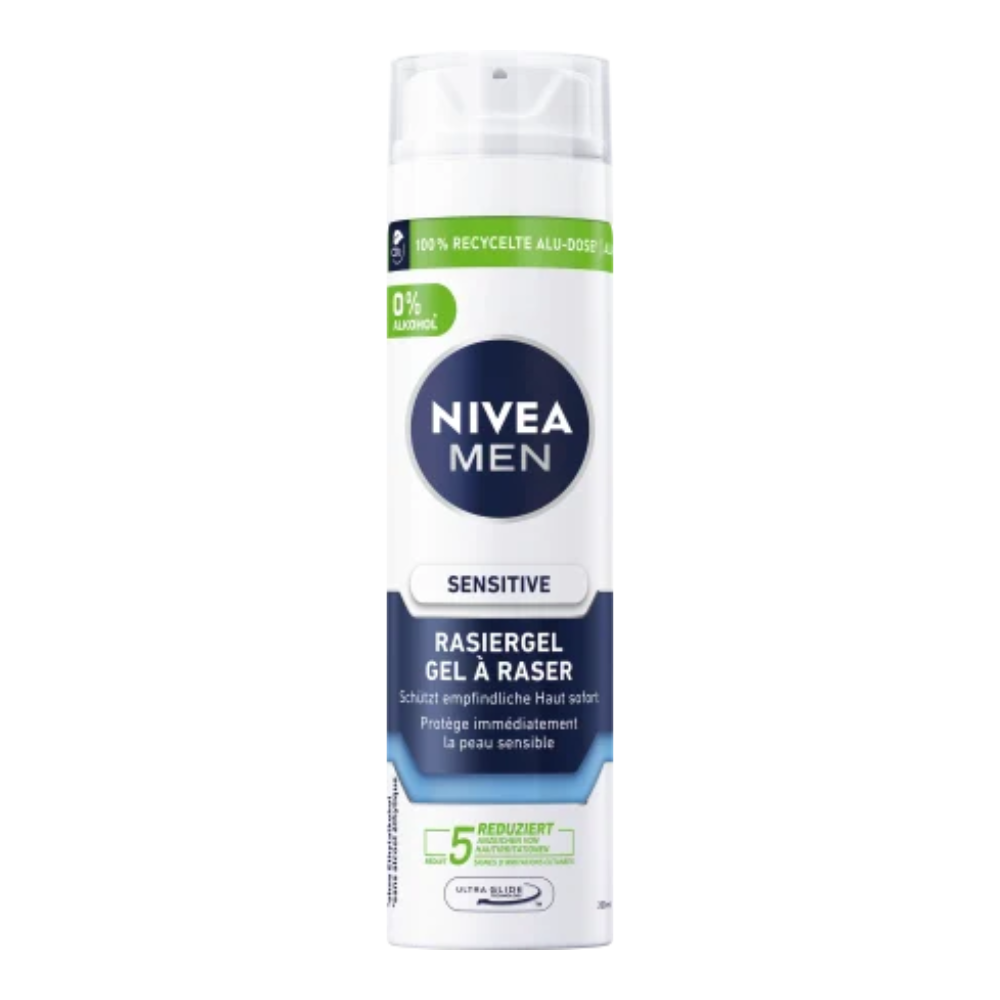Nivea Men gél na holenie pre mužov Sensitive 200 ml