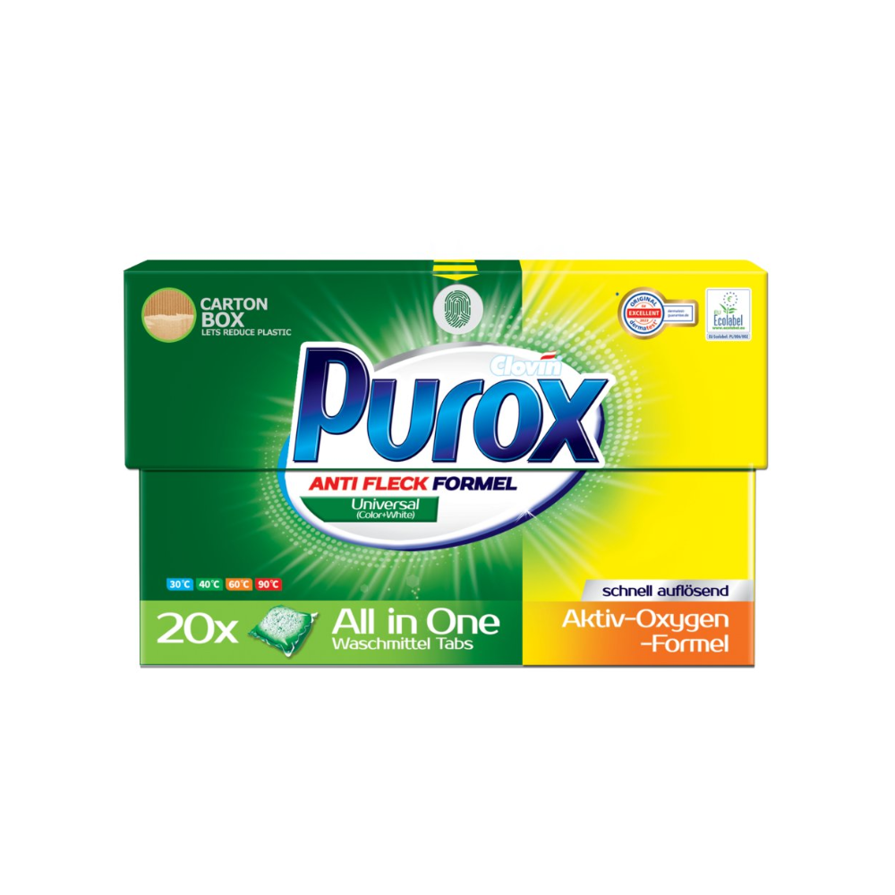 Purox Universal práškové kapsule na pranie 20 ks