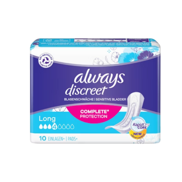 Always Discreet hygienické vložky Long 10 ks