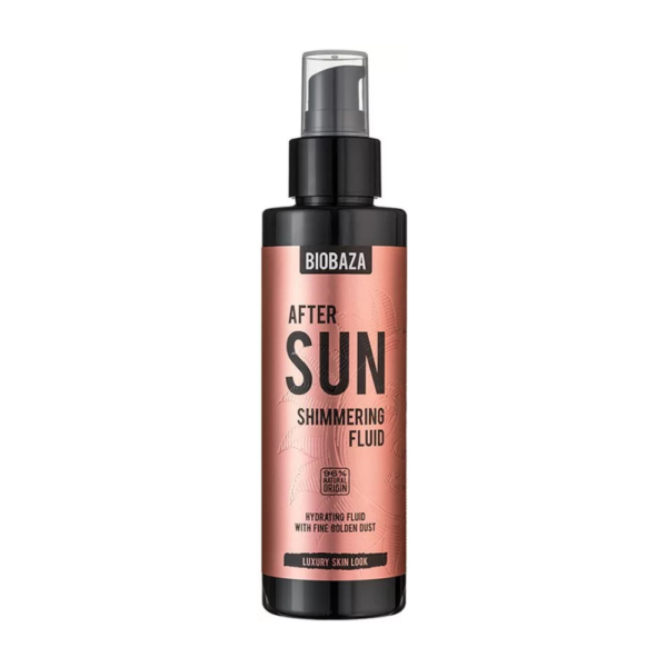 Biobaza After Sun Shimmering fluid po opaľovaní s trblietkami 150 ml