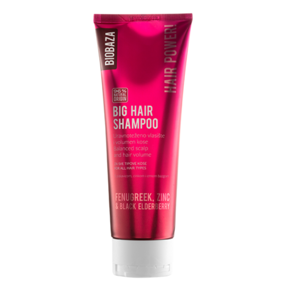 Biobaza Big Hair šampón na vlasy so senovkou gréckou 250 ml