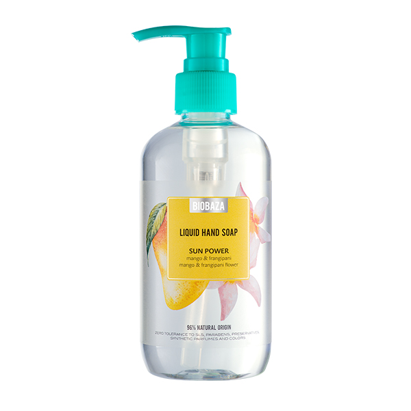 Biobaza Liquid Hand Soap tekuté mydlo na umývanie rúk Sun Power 250 ml