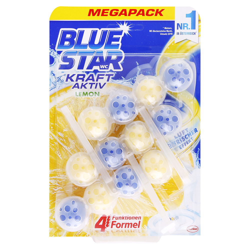 Blue Star Kraft Aktiv WC blok Citrón 3 x 50 g